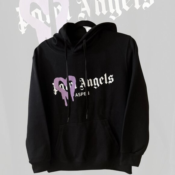 Palm Angels - Aspen Purple Heart Hoodie REP - Picture 1 of 6